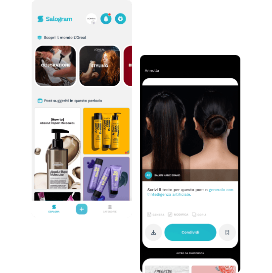 An app to automate the social media for leading beauty brands